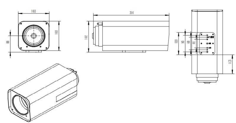 紅陽25-1200mm長焦監控鏡頭 紅陽25-1200mm長焦監控鏡頭